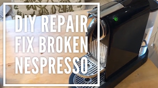 Broken Nespresso D110 (Water not coming out) - YouTube