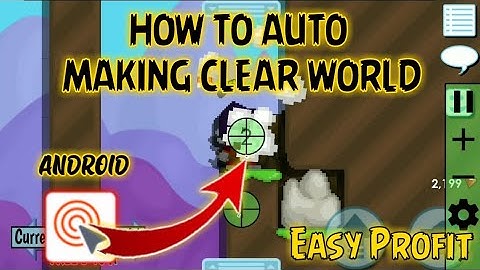 HOW TO AUTO MAKING CLEAR WORLD | GROWTOPIA