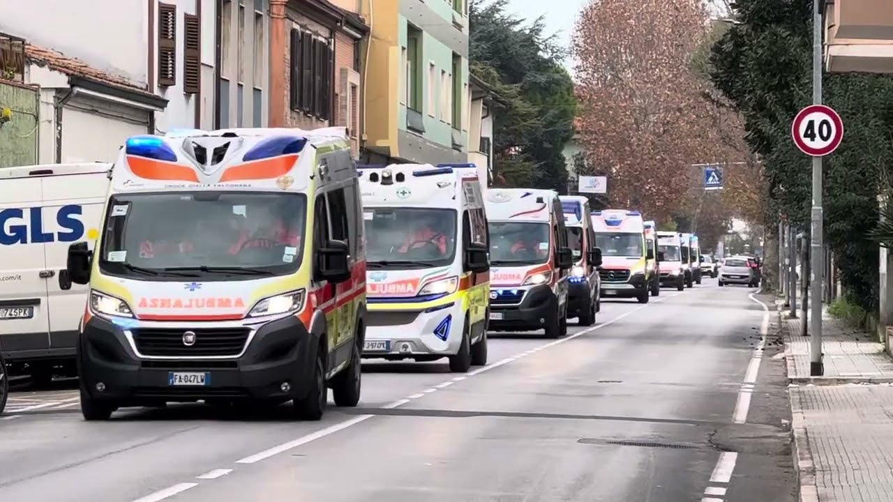 Inaugurazione della nuova automedica croce gialla di Falconara / Inaguration new medical car 