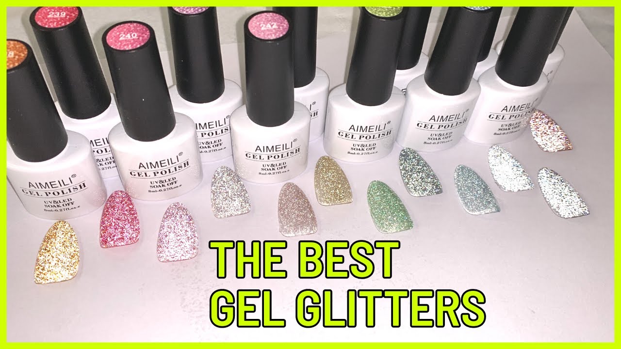 Unboxing Swatching Amazon Reflective Gel Nail Polish Holographic