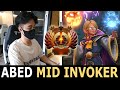 ABED SHOWS HIS MID INVOKER IN EU | DOTA 2 Gameplay