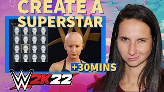 Playing WWE 2K22! Creating A Superstar