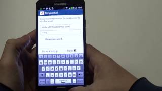 Samsung Galaxy Note 3 - How To Setup/Add Email Accounts - Fliptroniks.com