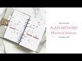 Minimal Plan With Me! - December 2019