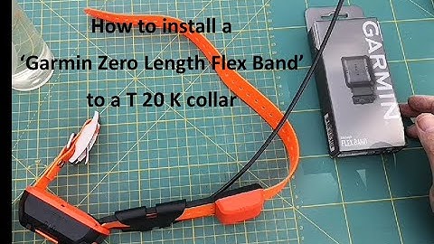 Fitting a Garmin Zero Length Flex Band