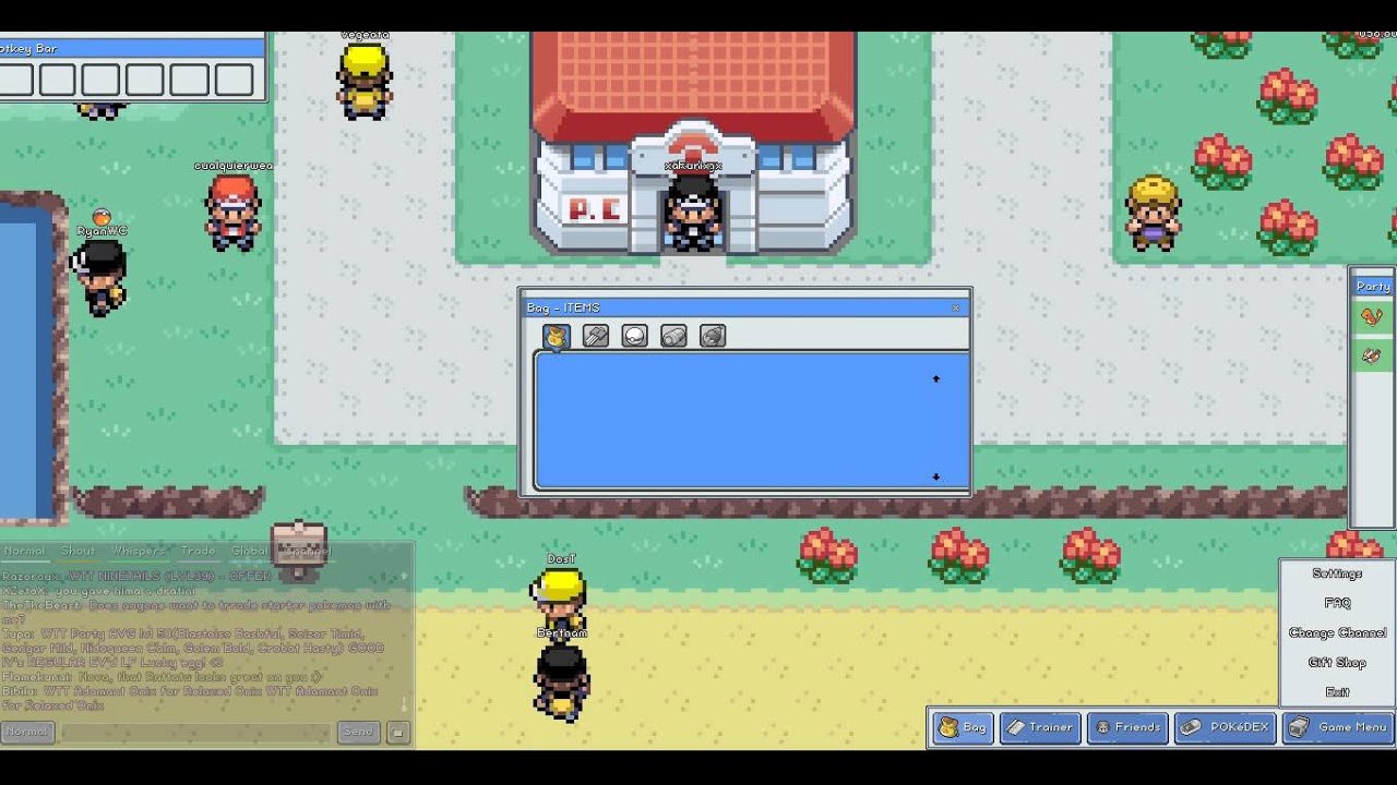 Pokemon MMO Playthrough Part 1 A brand new start! YouTube
