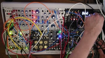 Tiptop Buchla 281t Quad Function Generator and 258t Dual Oscillator, 1st spin!! - Chuck Kentis