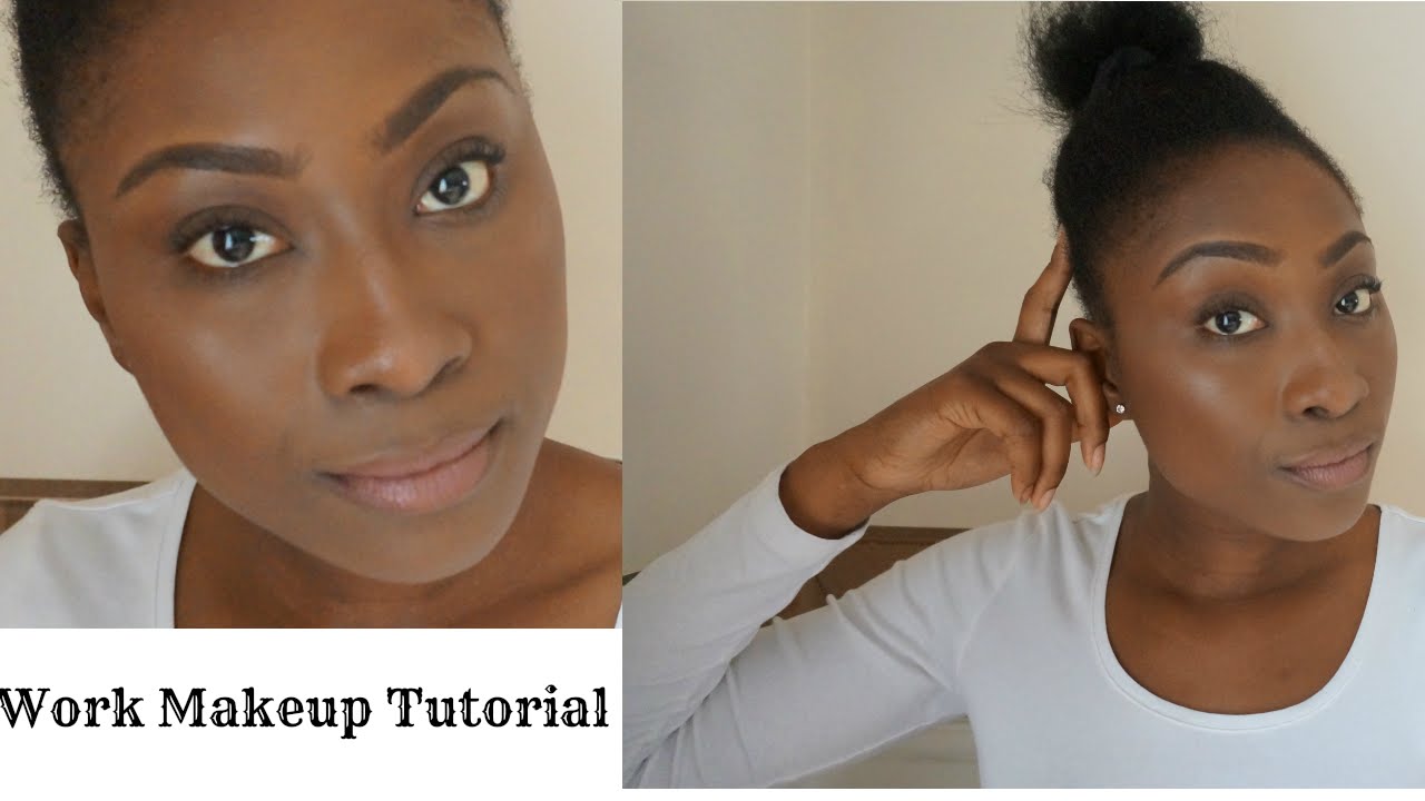 How To: Quick Work Makeup Routine - YouTube