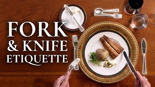 How to Eat with Fork & Knife (Etiquette Basics & Beyond) screenshot 5