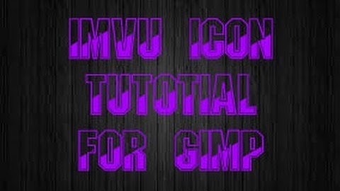 Imvu icon tutorial for gimp