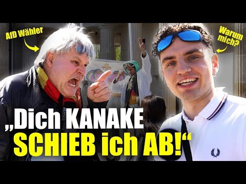 AfD Fan BELEIDIGT Mich EKELHAFT Als Ich Ihn STELLE 🫣