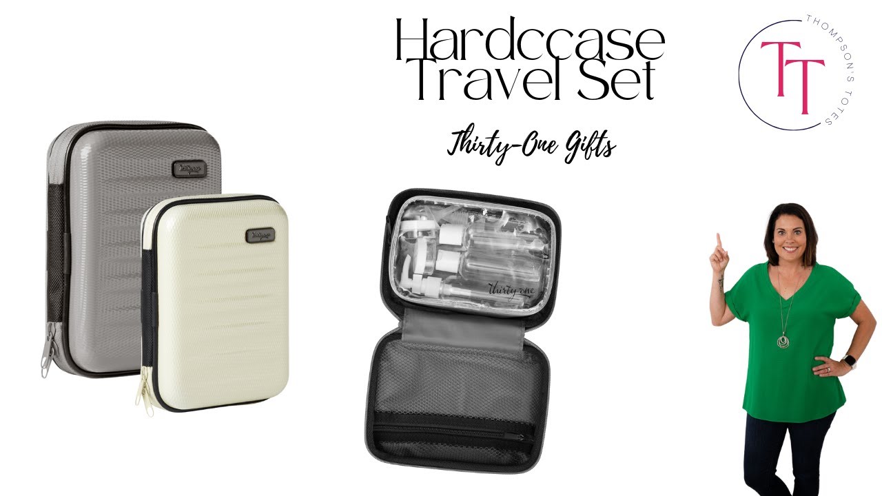 31 hard case travel set