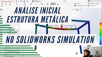 Análise Inicial Estrutura Metálica no SOLIDWORKS Simulation