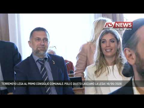 Video TERREMOTO LEGA AL PRIMO CONSIGLIO COMUNALE: POLI E GIUSTO LASCIANO LA LEGA | 16/06/2026