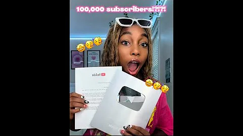 TYSM FOR THE PLAQUE @YouTube  !! LOVE YOU GUYS!! #fyp#youtube#feed#viral#video #youtubevideo 