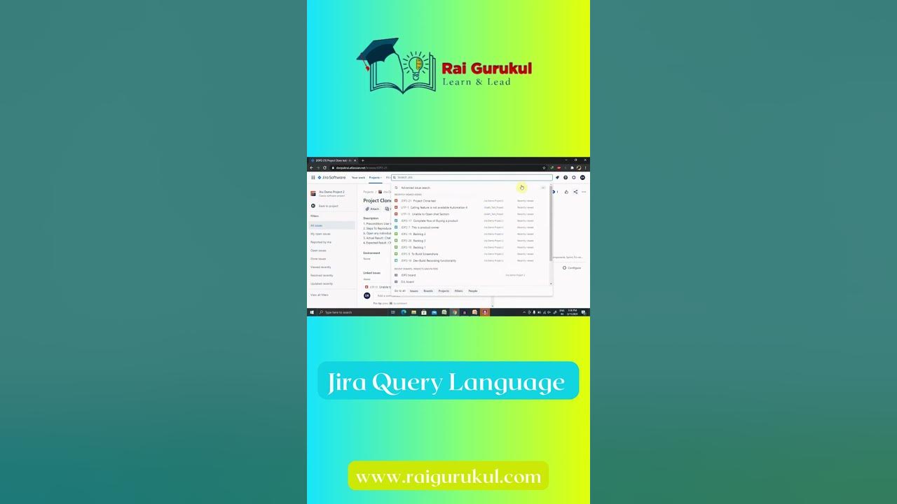 Jira query language jira jql jql youtube