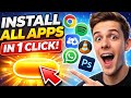 Install All Windows Apps in ONE Click! This Website Installs ALL Apps in One Click |100% Secure