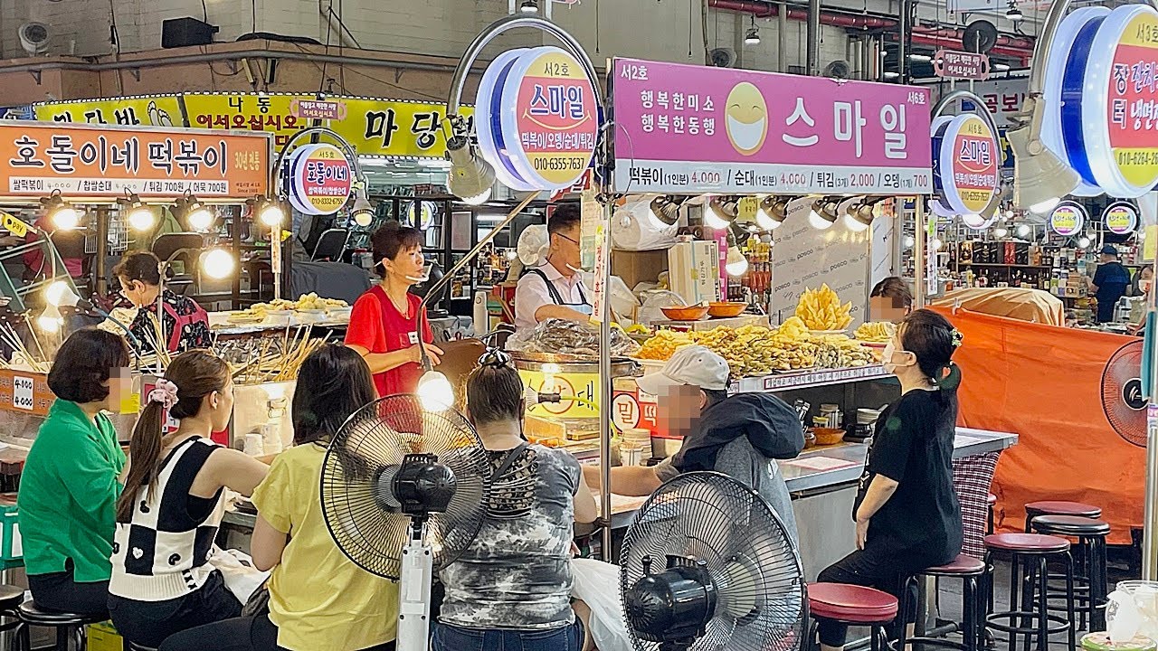 시장에서 가장 손님많기로 유명한 분식집?!│제일시장 스마일분식│Tteokbokki, Sundae, Deep Fried