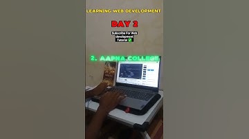 Learning web development Day 2 #shorts #coding #dsa #programming #webdevelopment #javascript