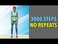 3000step walking challenge  no repeats