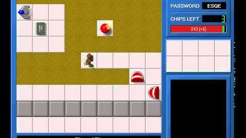 CCLP1 level 39 solution - 237 seconds