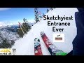 Sketchiest Entrance at Kicking Horse Mtn?  Could Be!  To Consequence