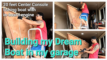 Building my own 20 feet fishing boat center console (Stitch and glue: fiber glass laminated plywood)