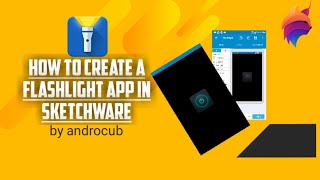 How to create flashlight app in sketchware | androcub | screenshot 1