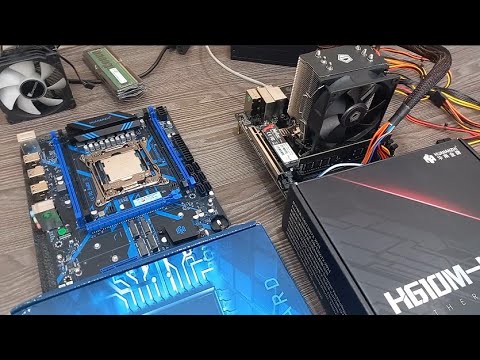 Видео: Подробная сборка Xeon 2680 v4 huananzhi qd4 и сравнение с Core i5 12400F