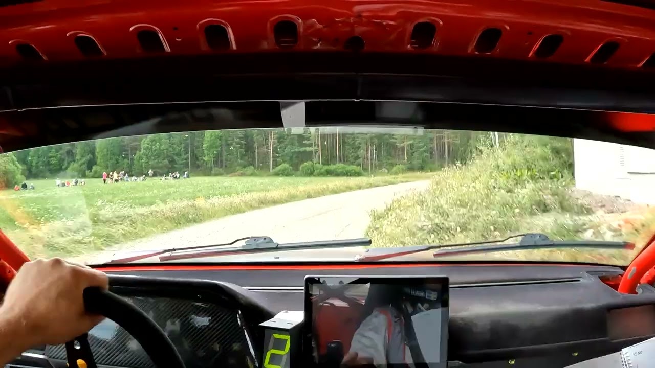 Slottssprinten 2022, SS4 | co-driver Mikael Johansson