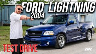 2004 Ford Lightning Test Drive Sonic Blue - 46K Miles