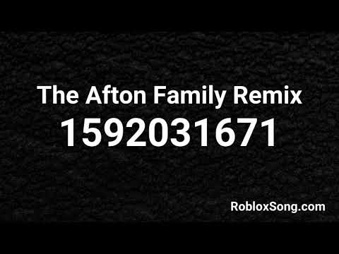 The Afton Family Remix Roblox Id Roblox Music Code Youtube - afton's family diner roblox codes