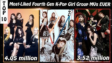 Top 10 Most-Liked Fourth Gen K-Pop Girl Group MVs EVER