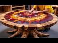 He Assembled Hundreds of Wood Pieces… The Final Design Is Mind-Blowing