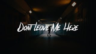 ColdSteeze - Don't Leave Me Here (Lyrics - Lyric Video) Resimi