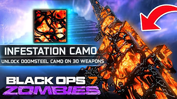 I UNLOCKED INFESTATION CAMO on ALL 30 GUNS in Black Ops 7 Zombies!
