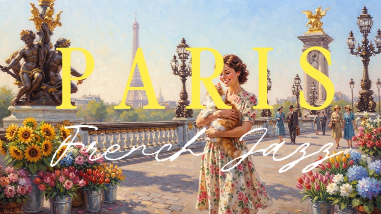 𝐏𝐚𝐫𝐢𝐬 𝐂𝐚𝐟𝐞́  French Instrumental Music Playlist | Soft Jazz Tunes at Café de Flore [NO ADS]