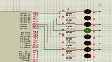 LED SHIFT BACK AND FORTH P0ไฟวิ่ง8ดวงวิ่งไปวิ่งกลับพอร์ท0