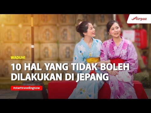 10 Hal yang TIDAK BOLEH dilakukan di Jepang