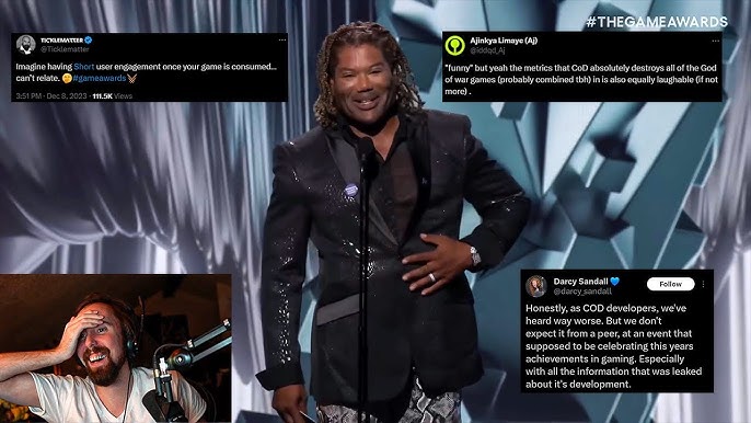 Christopher Judge's awe-inspiring speech at the 2022 Game Awards