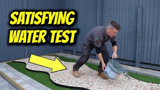 Amazing Resin Bound Pathway | SATISFYING WATER TEST