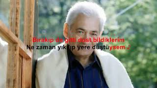 ADNAN ŞENSES DOST BİLDİKLERİM ORJİNALDEN KARAOKE VE SÖZLERİ Resimi