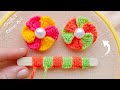 💖🌟 Super Easy Woolen Flower Craft Ideas with Ice Cream Stick - Hand Embroidery Amazing Flower Design