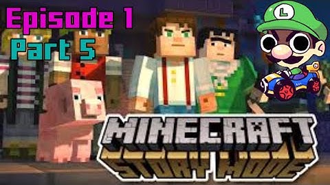 Minecraft Story Mode Episode 1 Part 5- Through The Nether