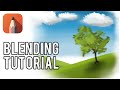 Blending Tutorial for Autodesk Sketchbook Mobile