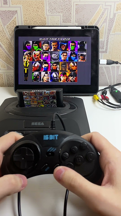 Sega Mega Drive 2 👾 #sega #megadrive2 #genesis #nes #16bit #retrogaming #8bit #xwboy #2024