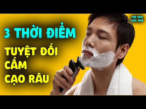 Video: Cách dễ dàng để cạo râu mặt mà không bị sưng: 11 bước