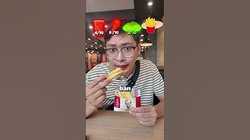 So sánh Jollibee & KFC, bạn chọn ai? #food #reviewanngon #shorts #viralshorts