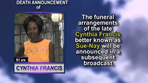 Cynthia Francis Short