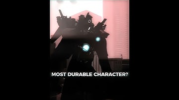 "Most Durable Character" || Skibidi Toilet || Skull Edit 💀 #skibiditoilet #edit #viral